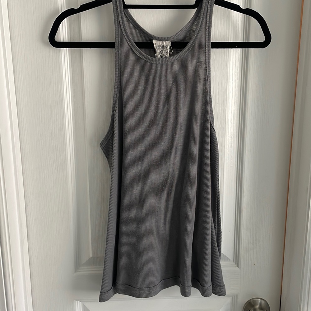 Free people gray tank size S
